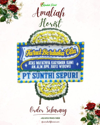 Papan Bunga Duka di Akelamo